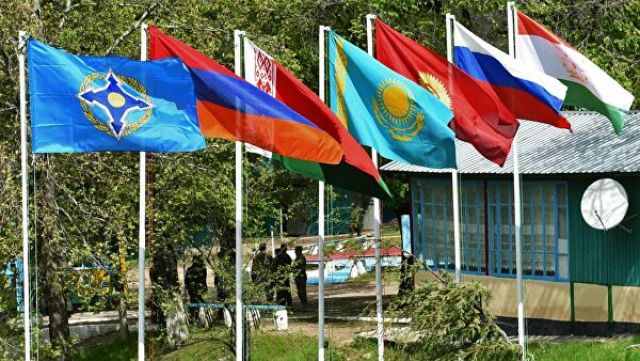 Флаги стран ОДКБ