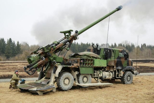 Французская самоходная артиллерийская установка Caesar