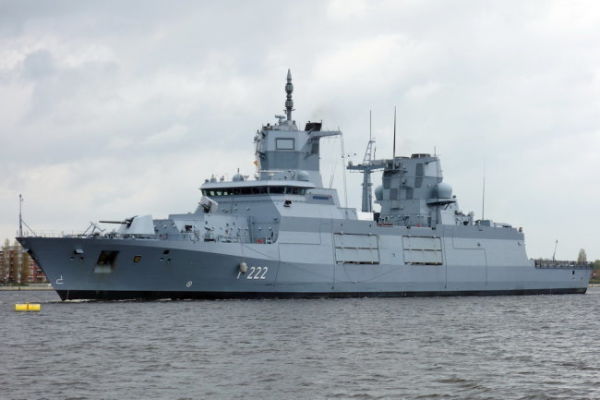 Фрегат ВМС Германии "Баден-Вюртемберг"
