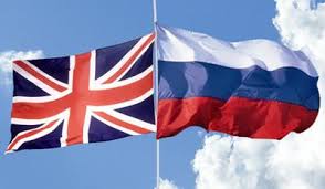 Флаги России и Великобритании
