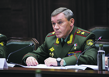 Генерал Валерий Герасимов: "Cостояние СЯС обеспечивает решение задач сдерживания". Фото с сайта www.mil.ru