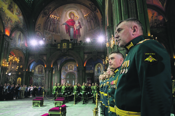 Главный храм Вооруженных сил стал пантеоном памяти и славы российского воинства. Фото с сайта Министерства обороны РФ