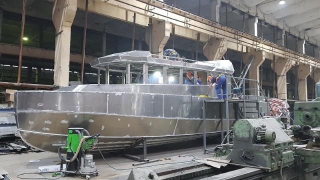 Головной патрульный катер ПК1200 "Сапфир" проекта 04190 разработки и производства Кингисеппского машиностроительного завода
