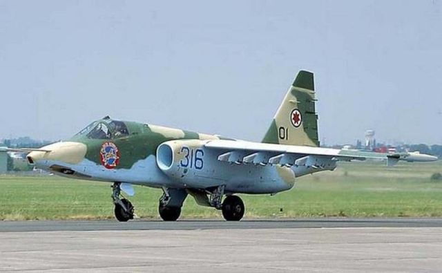 Штурмовик Су-25 ВВС Грузии