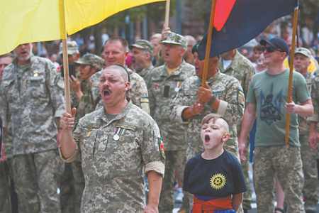 Идея сильного украинского государства подпитывает современных последователей фашизма. Фото Reuters
