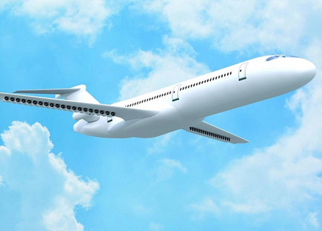 Иллюстрация к программе разработки гибридного пассажирского самолета