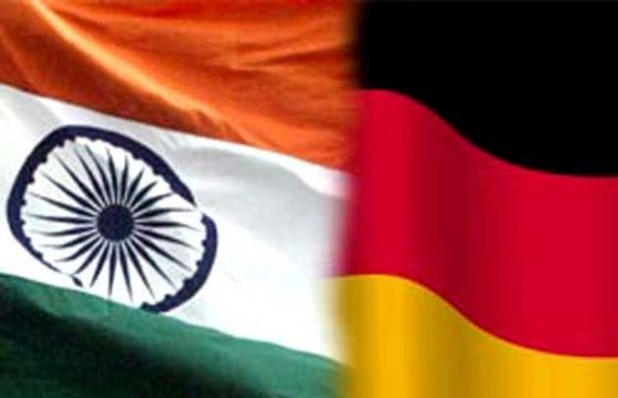 Флаги Индии и Германии