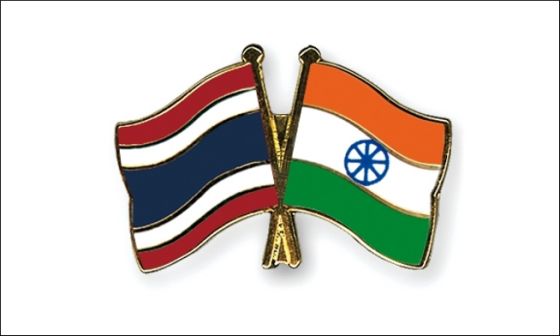 Флаги Таиланда и Индии