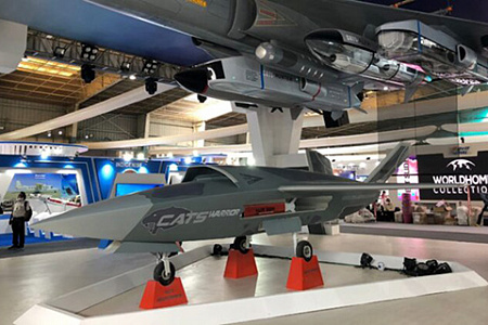 India has unveiled a mock-up of an unmanned wingman for its fighter jets -  ВПК.name