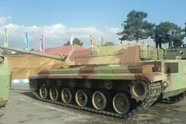 Иранский танк Z&#252;lfikar 3