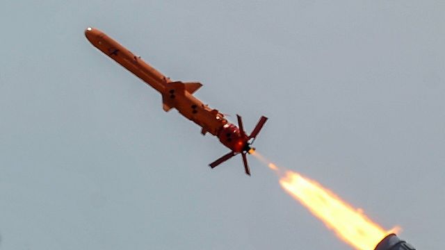 Испытания украинской крылатой ракеты "Нептун"