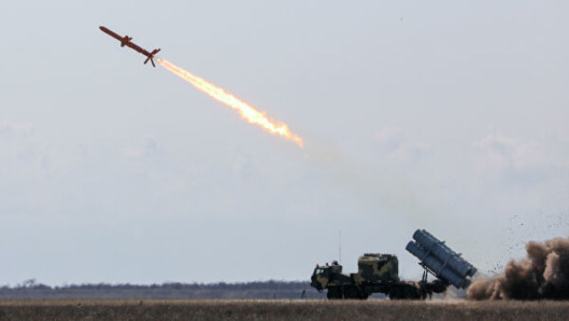 Испытания украинской крылатой ракеты "Нептун"