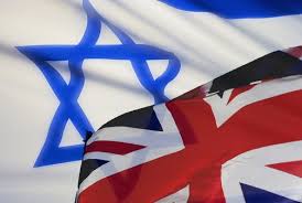 Флаги Израиля и Великобритании