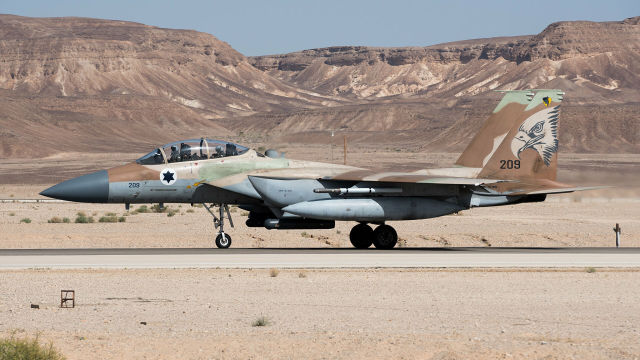 Истребитель F-15 ВВС Израиля