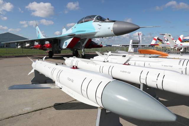 Истребитель МиГ-35 на МАКС в Жуковском, 2019 год
