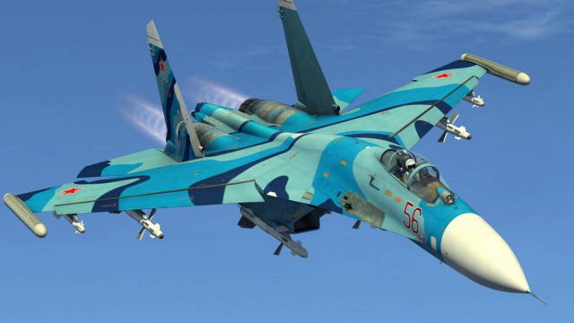 Истребитель Су-27 ВВС России