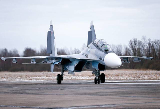 Истребитель Су-30СМ, Калининградская область