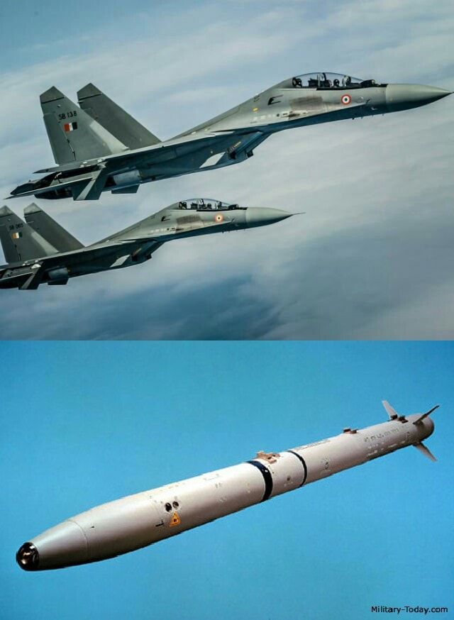 Истребитель Су-30МКИ ВВС Индии и ракета ASRAAM