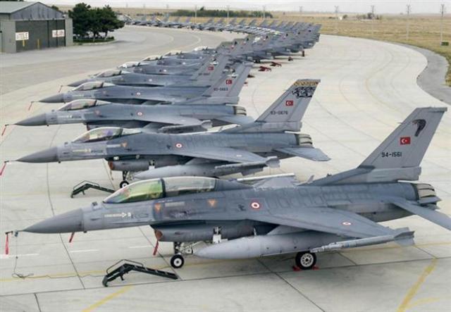 Истребители F-16 ВВС Турции