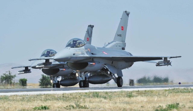 Истребители Lockheed Martin F-16C Block 50 Fighting Falcon ВВС Турции