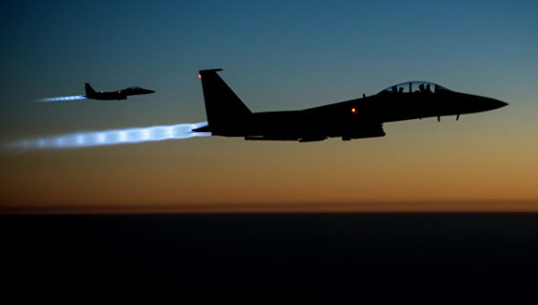 Истребители F-15 ВВС США. Архивное фото