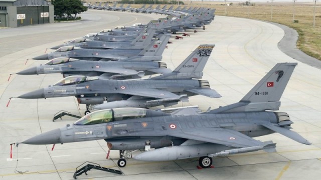 Истребители Lockheed Martin F-16C/D Fighting Falcon ВВС Турции