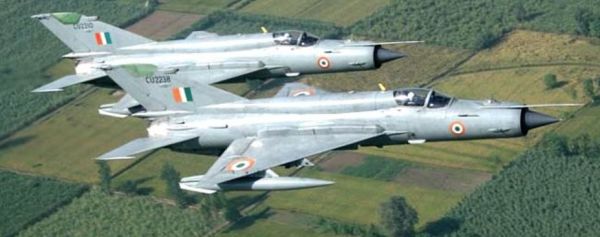 Истребители МиГ-21 ВВС Индии.