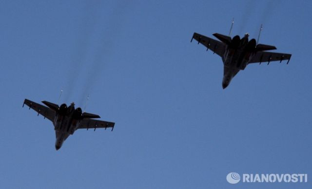 Истребители Су-35С. Архивное фото