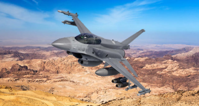 Изображение истребителя Lockheed Martin F-16D Block 70 для Иордании