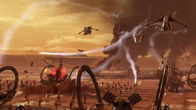 Кадр из фильма "Звездные войны: Эпизод II - Атака клонов"
