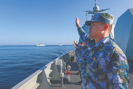 Китайские военные моряки готовы решать любые задачи, поставленные политическим руководством страны. Фото с сайта www.mod.gov.cn