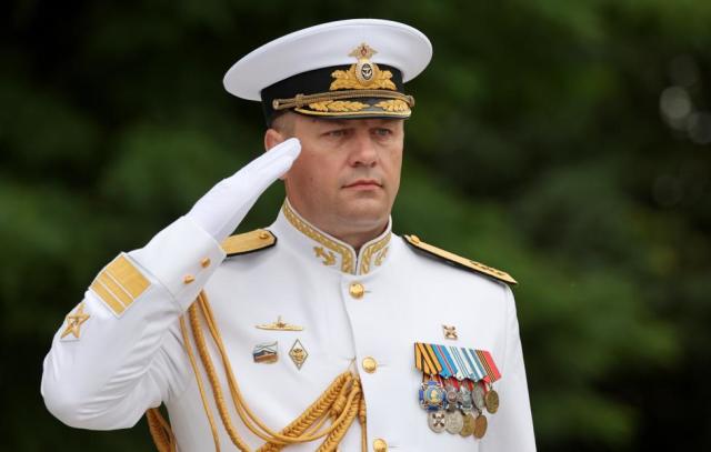 Командующий Тихоокеанским флотом Российской Федерации адмирал Виктор Лиина