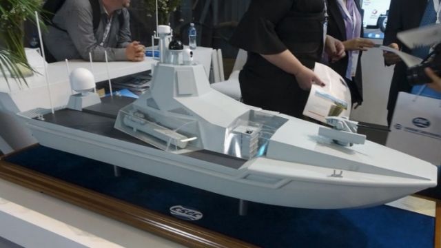 Концепция китайского 20-тонного вооруженного беспилотного надводного судна (USV)
