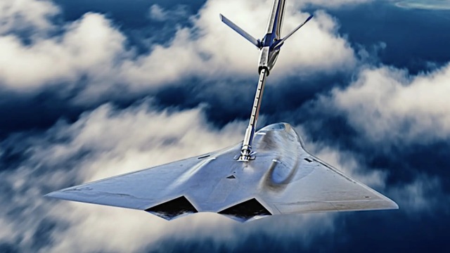Концептуальный облик перспективного истребителя шестого поколения, представленный корпорацией Lockheed Martin