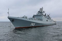 Корабль проекта 11356 «Адмирал Григорович». Фото: пресс-служба Минобороны РФ