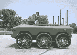 Корейская армия получила двух многоцелевых колесных роботов