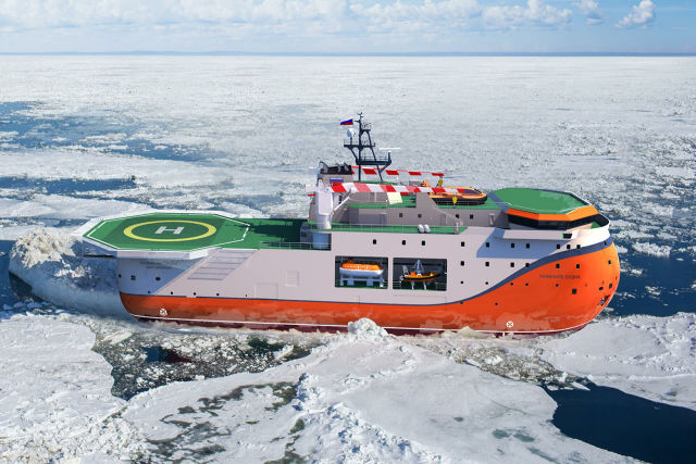 Ледостойкая самодвижущаяся платформа "Северный полюс"