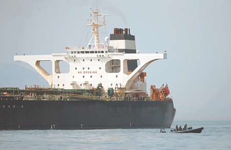 Летом 2019 года британский спецназ захватил в Гибралтарском проливе иранский танкер Grace-1. Фото Reuters