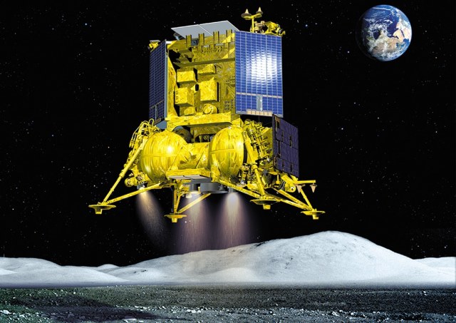 «Луна-25» — проект по запуску посадочной автоматической межпланетной станции для исследования верхнего слоя поверхности в районе южного полюса Луны