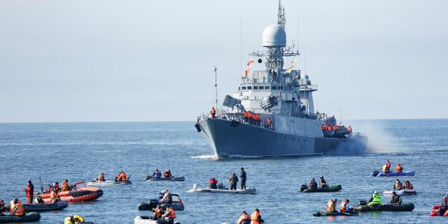 Малый противолодочный корабль Алексин Балтийского флота ВМФ России