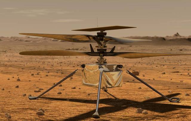 Марсианский вертолет Ingenuity