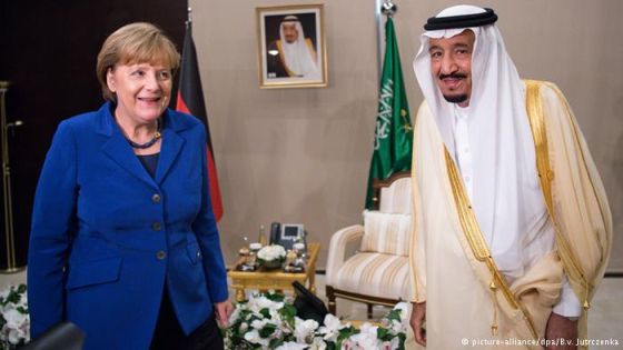 Ангела Меркель и король Салман