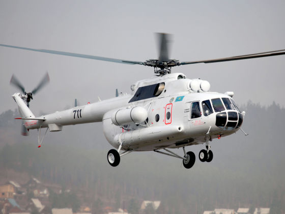 Ми-8АМТ ГККП «Службы спасения города Алматы»