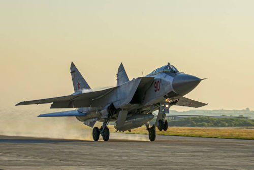 МиГ-31К на авиабазе "Хмеймим"