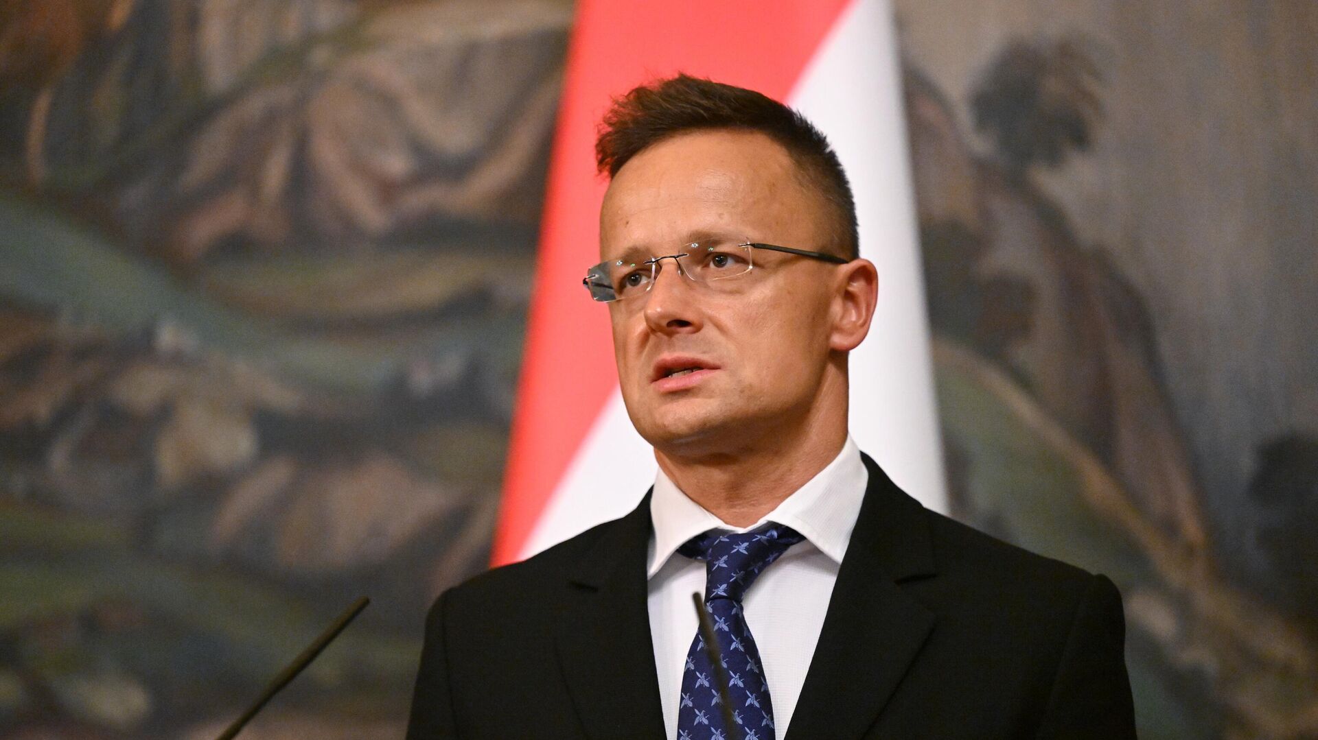 Министр иностранных дел и внешнеэкономических связей Венгрии Петер Сийярто. Архивное фото