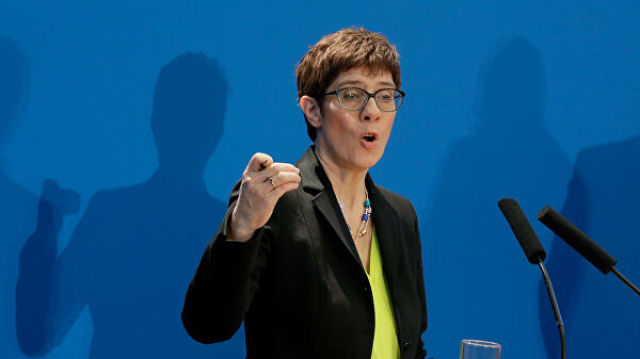 Министр обороны Германии Аннегрет Крамп-Карренбауэр