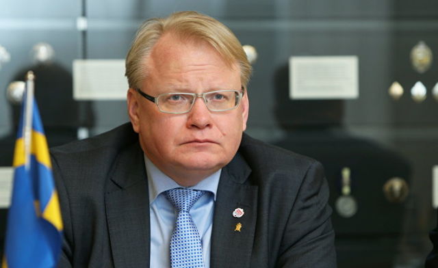 Министр обороны Швеции Петер Хультквист