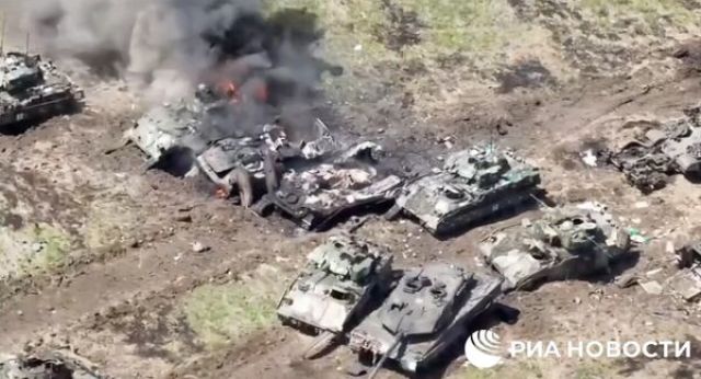 Минобороны России показало кадры уничтоженных танков.10 июня 2023 года