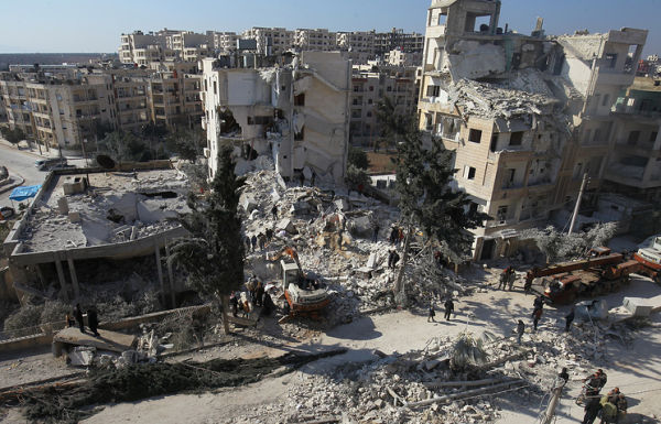 Сирийский город Идлиб