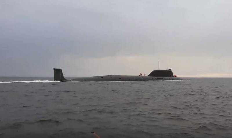 The Multi-purpose Nuclear Submarine Of The Northern Fleet "Kazan" Of ...